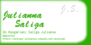 julianna saliga business card